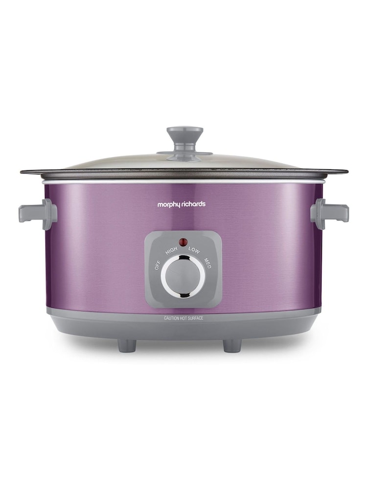 Morphy Richards Purple Accents Sear & Stew 6.5L Slow Cooker - Image 6 of 6