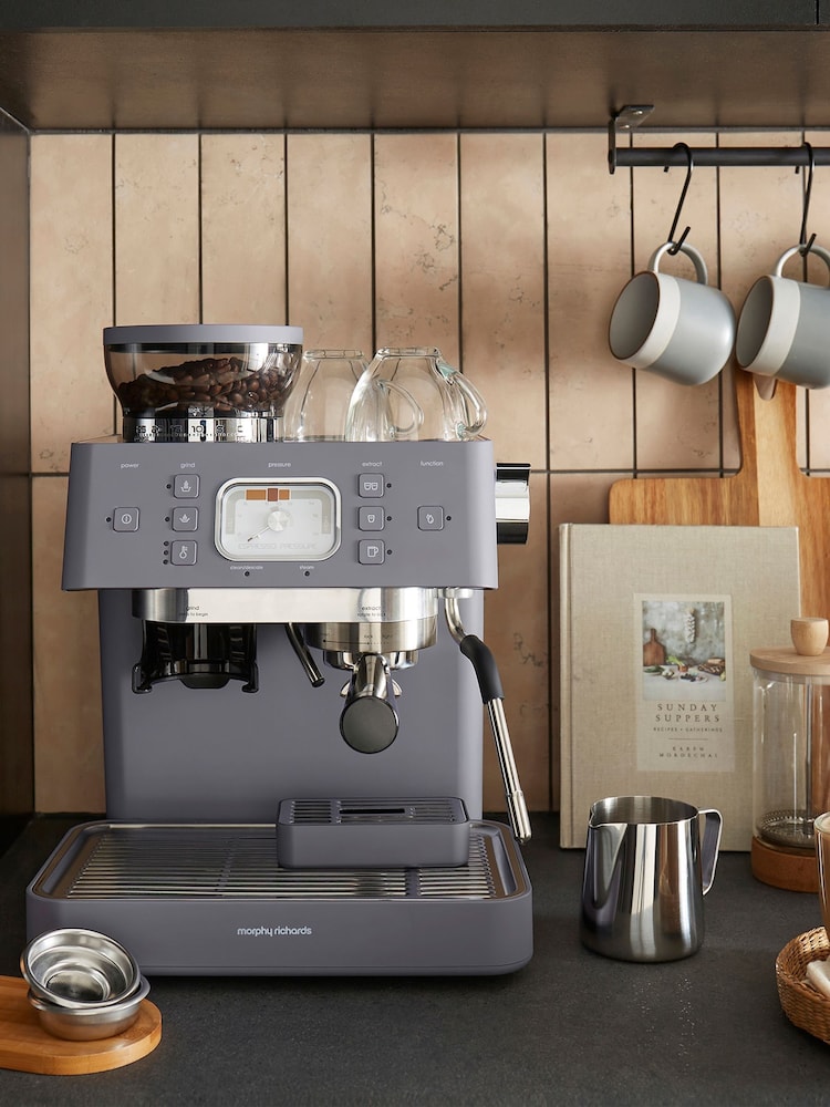 Morphy Richards Vella Grind & Sip Pro Semi-Auto Coffee Machine - Image 1 of 4