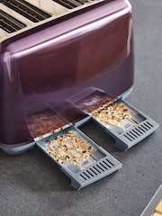 Morphy Richards Purple Accents 4 Slice Toaster - Image 3 of 6