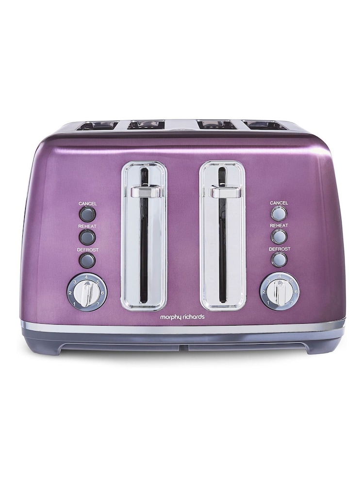 Morphy Richards Purple Accents 4 Slice Toaster - Image 6 of 6