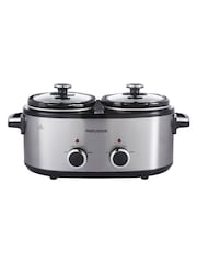 Morphy Richards DuoServe Double Pot 4L Slow Cooker - Image 1 of 4