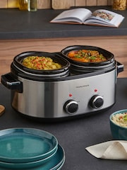Morphy Richards DuoServe Double Pot 4L Slow Cooker - Image 3 of 4