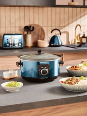 Morphy Richards Blue Accents Sear & Stew 3.5L Slow Cooker - Image 1 of 6