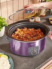 Morphy Richards Purple Accents Sear & Stew 3.5L Slow Cooker - Image 5 of 6