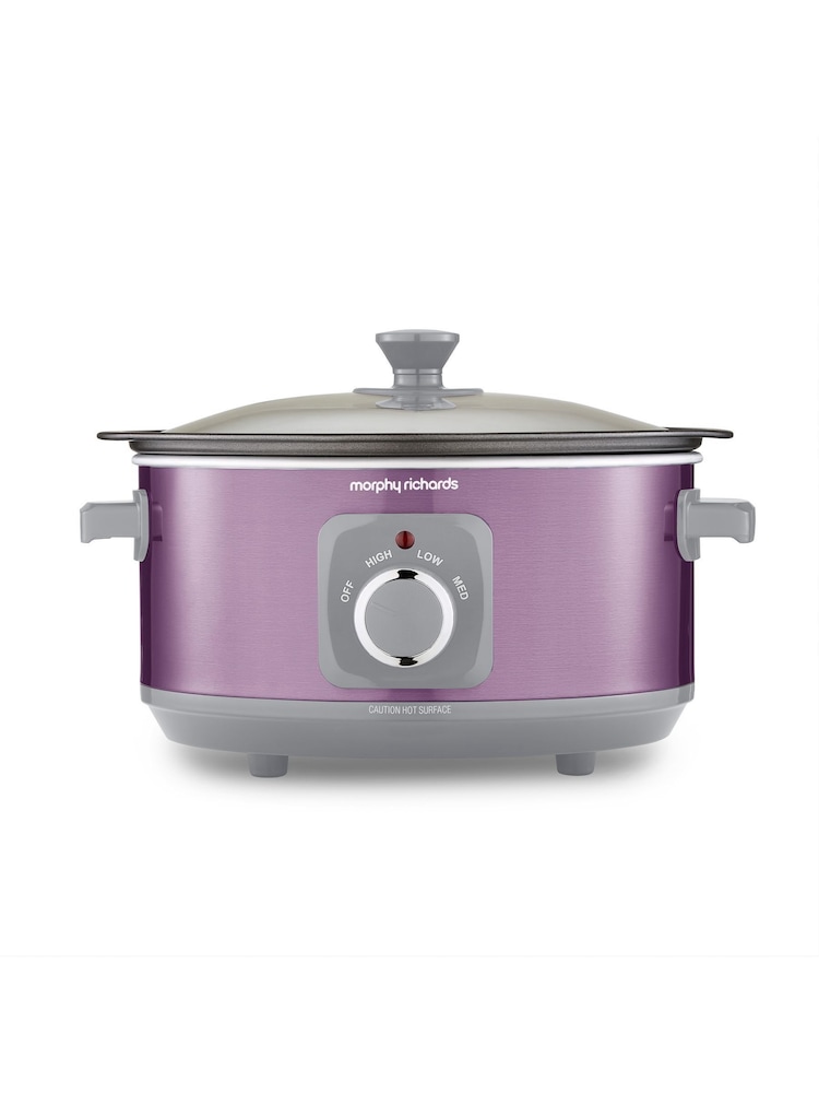 Morphy Richards Purple Accents Sear & Stew 3.5L Slow Cooker - Image 6 of 6