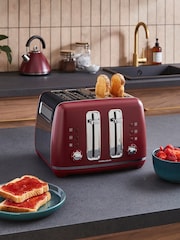 Morphy Richards Rhubarb Accents 4 Slice Toaster - Image 3 of 4