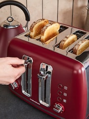 Morphy Richards Rhubarb Accents 4 Slice Toaster - Image 4 of 4