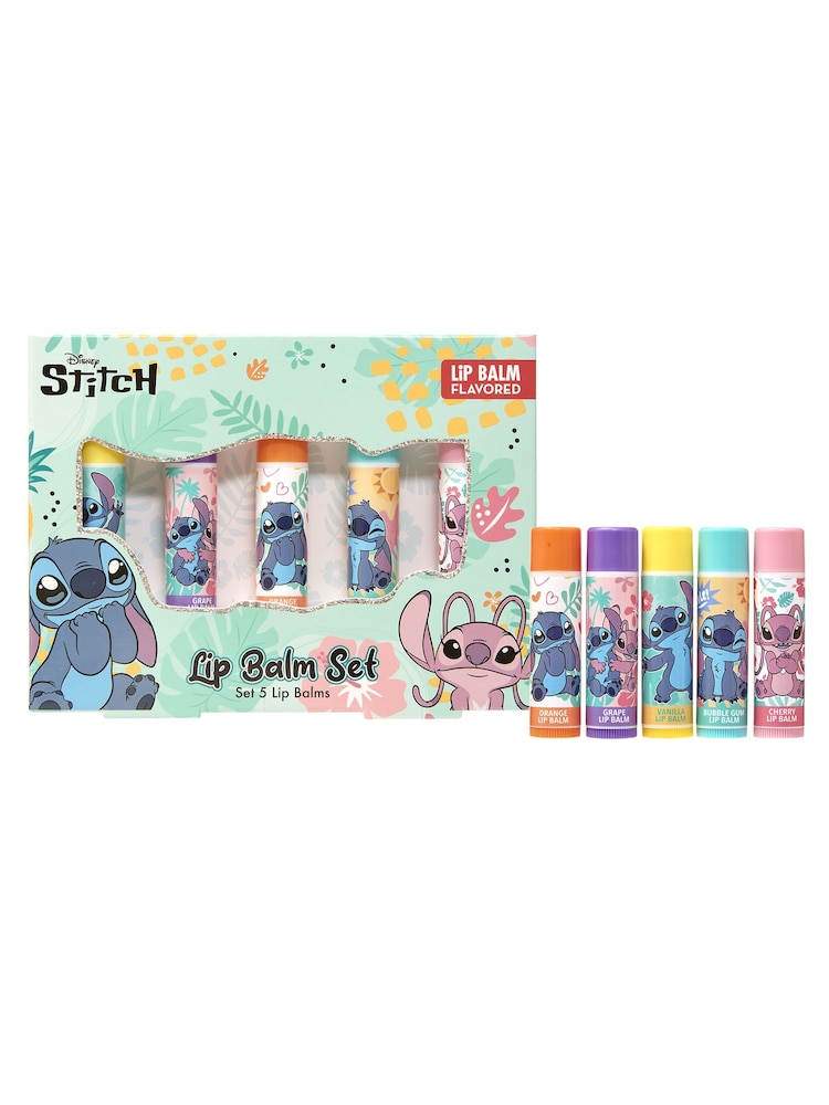 Disney Stitch 5 Piece 4g Lip Balm Set - Image 1 of 1