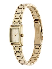 Olivia Burton Gold Tone 16x24mm Petit Grove Light IP Watch - Image 3 of 9