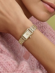 Olivia Burton Gold Tone 16x24mm Petit Grove Light IP Watch - Image 7 of 9