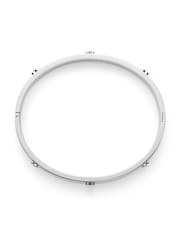 Olivia Burton Silver Tone Mini Heart Stainless Steel Bangle - Image 2 of 5