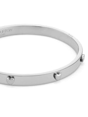 Olivia Burton Silver Tone Mini Heart Stainless Steel Bangle - Image 3 of 5