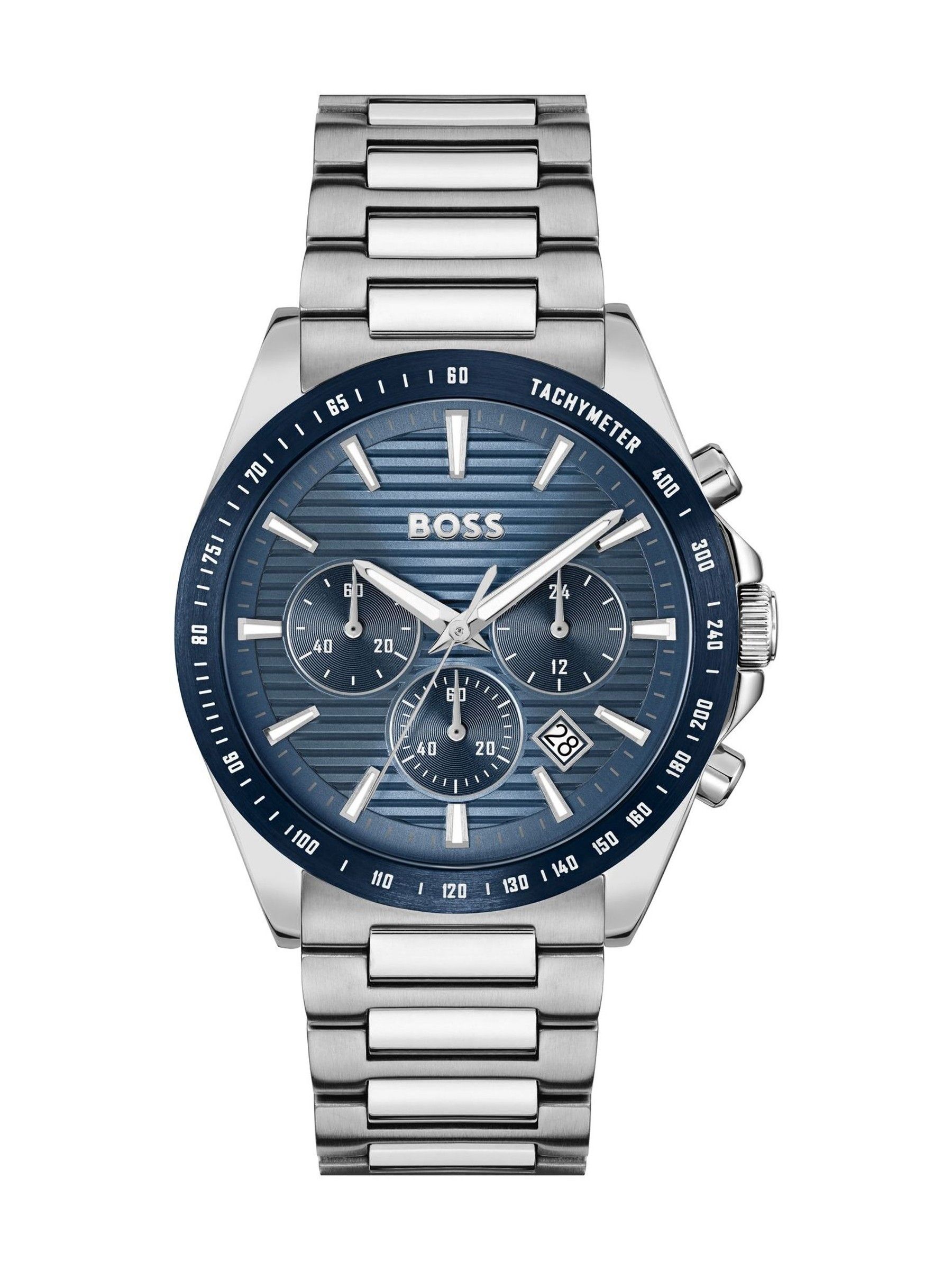 Boss Men's Strike Chronograph Watch - Blue/Steel - Image 5