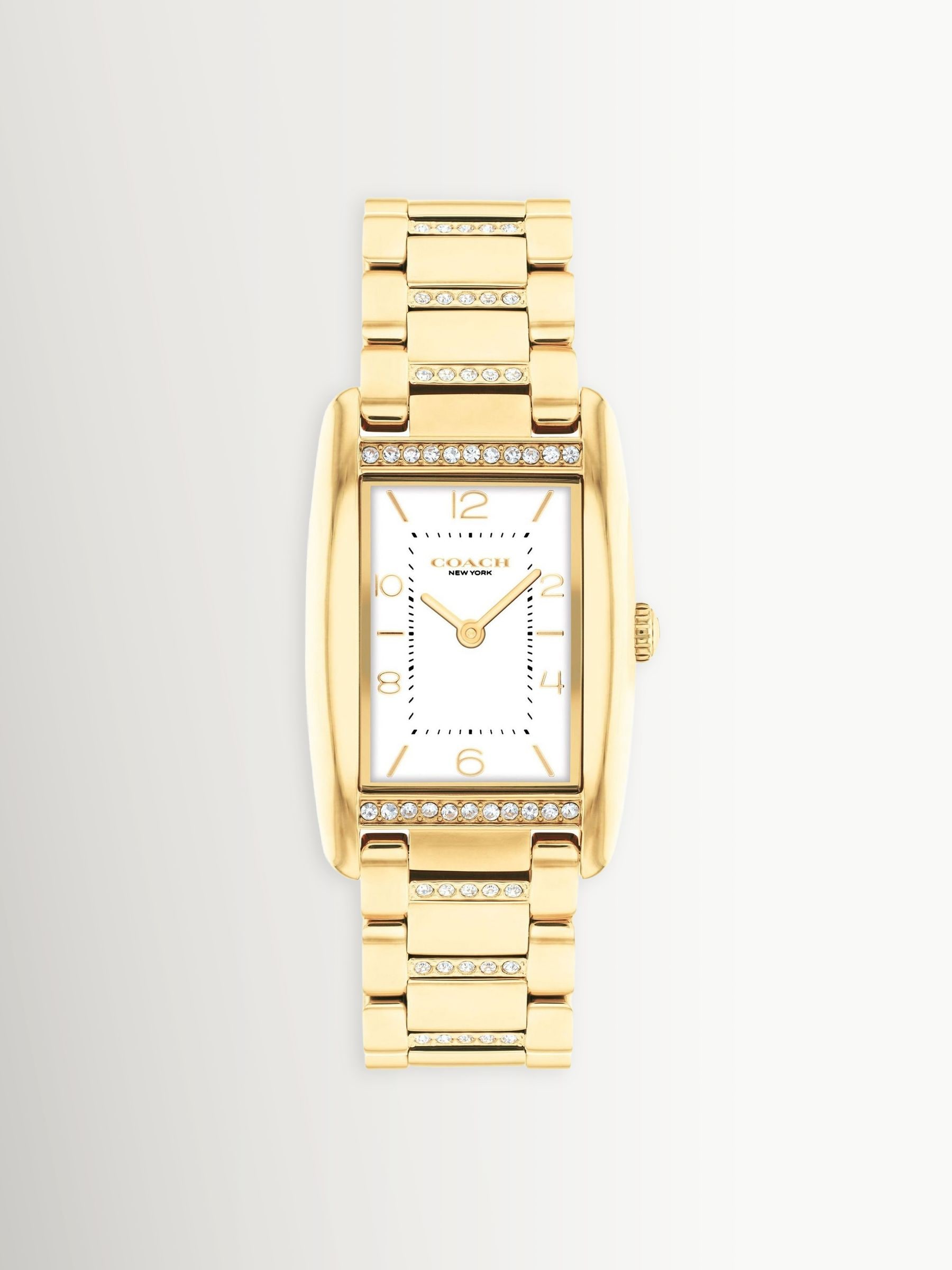 Coach 14504316 Women's Reese White Rectangular Dial / Watch - Image 3