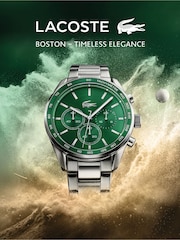 Lacoste Silver Tone Gents Boston Watch - Image 5 of 6