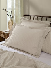 Yard Set of 2 Stone Hebden Cotton Seersucker Pillowcases - Image 1 of 1