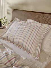 Yard Set of 2 Multicolour Hebden Melange Stripe Cotton Pillowcases - Image 1 of 1