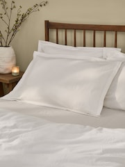 Yard Set of 2 Chalk Hebden Washed Cotton Pillowcases - Image 1 of 1