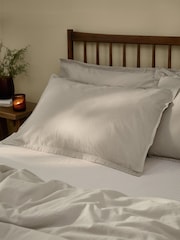 Yard Set of 2 Stone Hebden Washed Cotton Pillowcases - Image 1 of 1