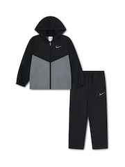 Nike Black Full Zip Woven Tracksuit - Image 1 of 4