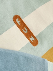Green/Blue/Ochre Short Pyjamas 3 Pack (9mths-12yrs) - Image 8 of 8