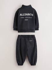smALLSAINTS Underground Ar stāvapkakli sporta krekls un sporta bikses komplekts - Attēls 8 no 15