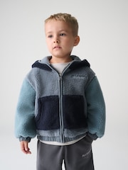 smALLSAINTS Blue Underground Fleece Jacket - Image 1 of 3