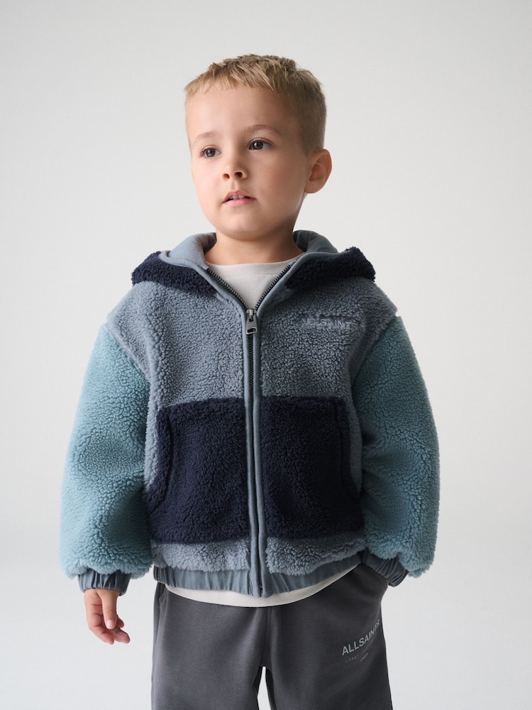 smALLSAINTS Blue Underground Fleece Jacket - Image 1 of 3 smALLSAINTS Blue Underground Fleece Jacket - Image 1 of 3