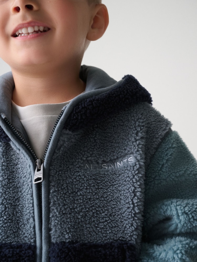 smALLSAINTS Blue Underground Fleece Jacket - Image 3 of 3 smALLSAINTS Blue Underground Fleece Jacket - Image 3 of 3