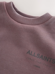 smALLSAINTS Washed Brown Underground Oversized Sweatshirt and Joggers Set - Image 11 of 15