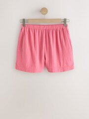 Pink Doublecloth Shorts - Image 1 of 3