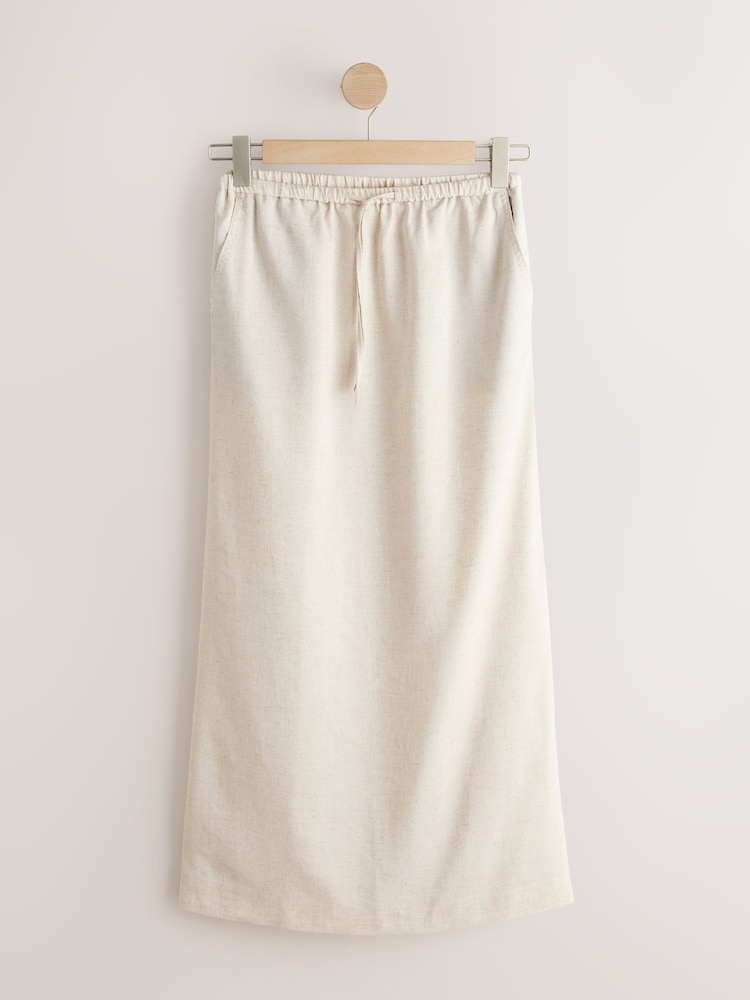 Schokolade/Neutral - Midi With Linen Skirts 2 Pack - Bild 2 von 10