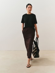 Schokolade/Neutral - Midi With Linen Skirts 2 Pack - Bild 7 von 10
