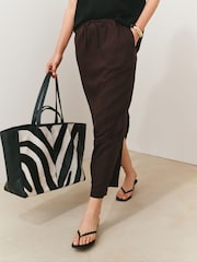 Schokolade/Neutral - Midi With Linen Skirts 2 Pack - Bild 8 von 10