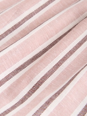 Raya rosa - Falda larga de mezcla de lino y algodón de N. Premium - Imagen 7 de 7