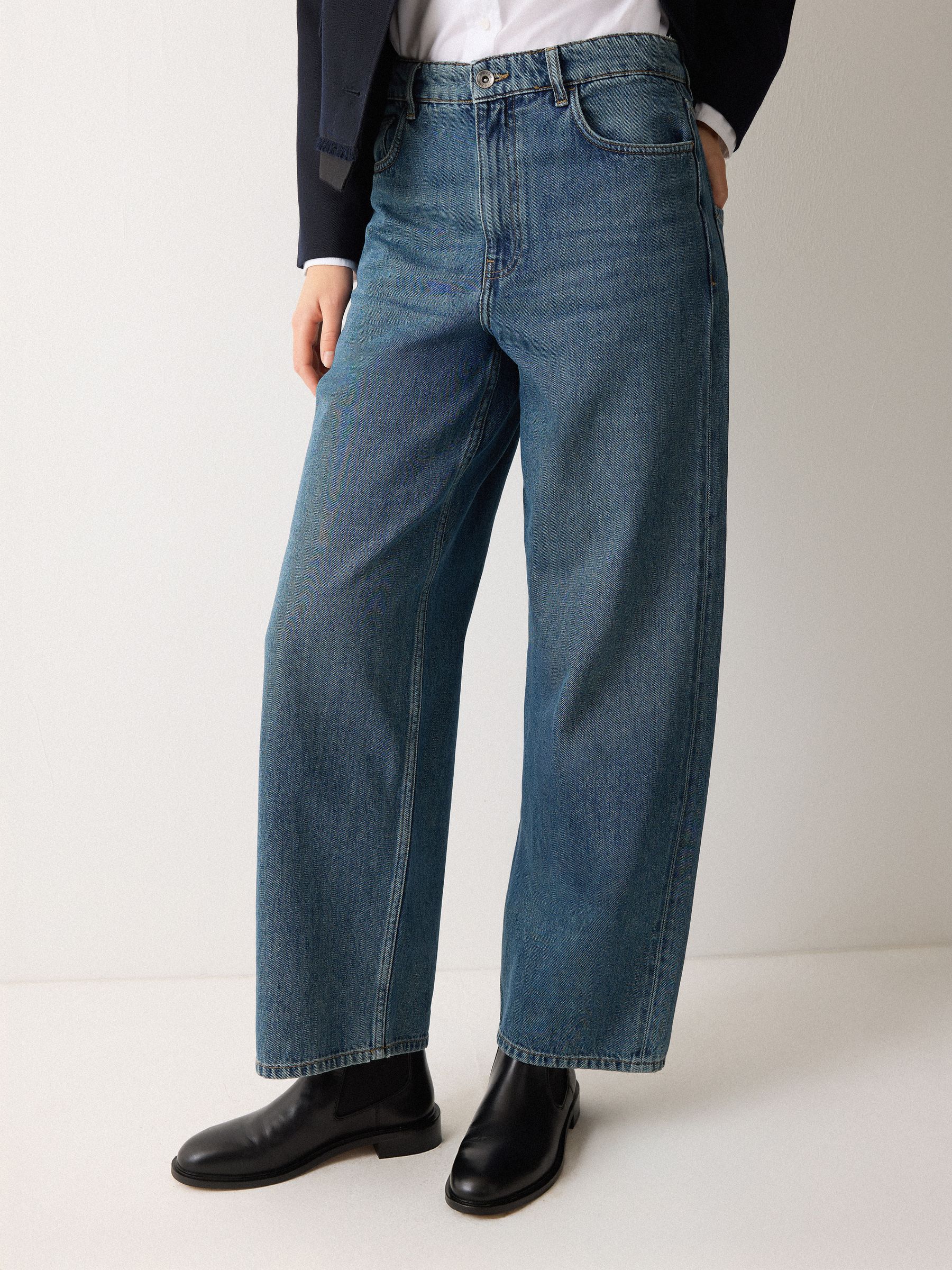 Buy Jigsaw Blue Lucia High Waisted Jeans from Next USA