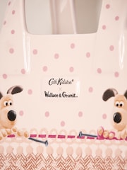 Cath Kidston x Wallace and Gromit Orange/Cream Handbag Vase - Image 4 of 5