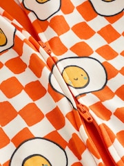 Blue/Orange Brunch Baby Sleepsuit 3 Pack (0mths-2yrs) - Image 9 of 11