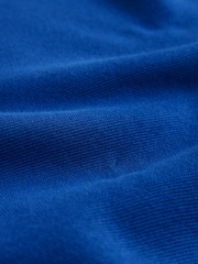 Cobalt Blue Relaxed Fit N. Premium Mid Weight Knitted Sweatshirt - Image 8 of 8