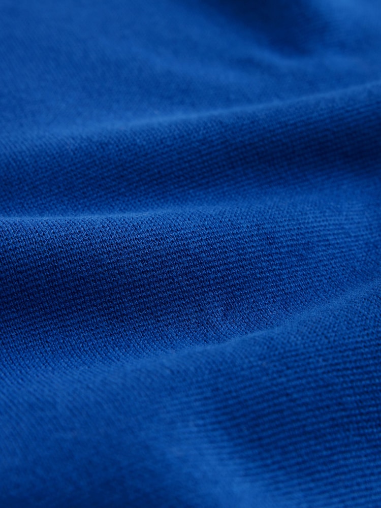 Cobalt Blue Relaxed Fit N. Premium Mid Weight Knitted Sweatshirt - Image 8 of 8