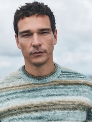 Green Spacedye Striped Jumper - Image 5 of 8