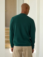 Dark Green N. Premium Ultrasoft Knitted Jumper with Wool - Image 3 of 8