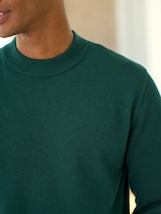 Dark Green N. Premium Ultrasoft Knitted Jumper with Wool - Image 5 of 8