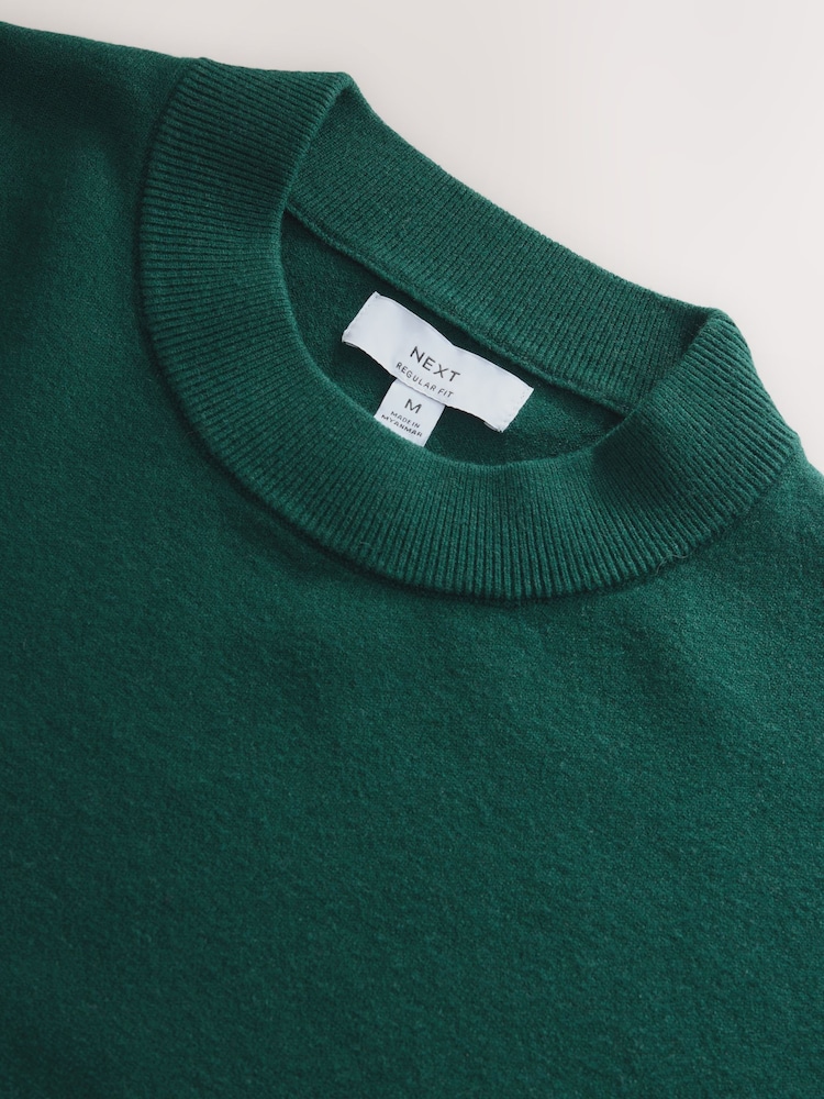 Dark Green N. Premium Ultrasoft Knitted Jumper with Wool - Image 8 of 8 Dark Green N. Premium Ultrasoft Knitted Jumper with Wool - Image 8 of 8