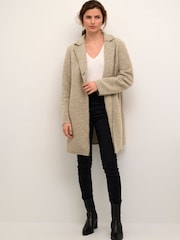 CULTURE Natural Birgith Long Sleeve Collared Jacket - Image 3 of 6