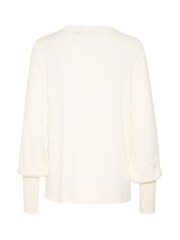 CULTURE White Annemarie Scallop Long Sleeve Cardigan - Image 6 of 6