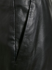 CULTURE Black Berta Leather Skirt - Image 8 of 8