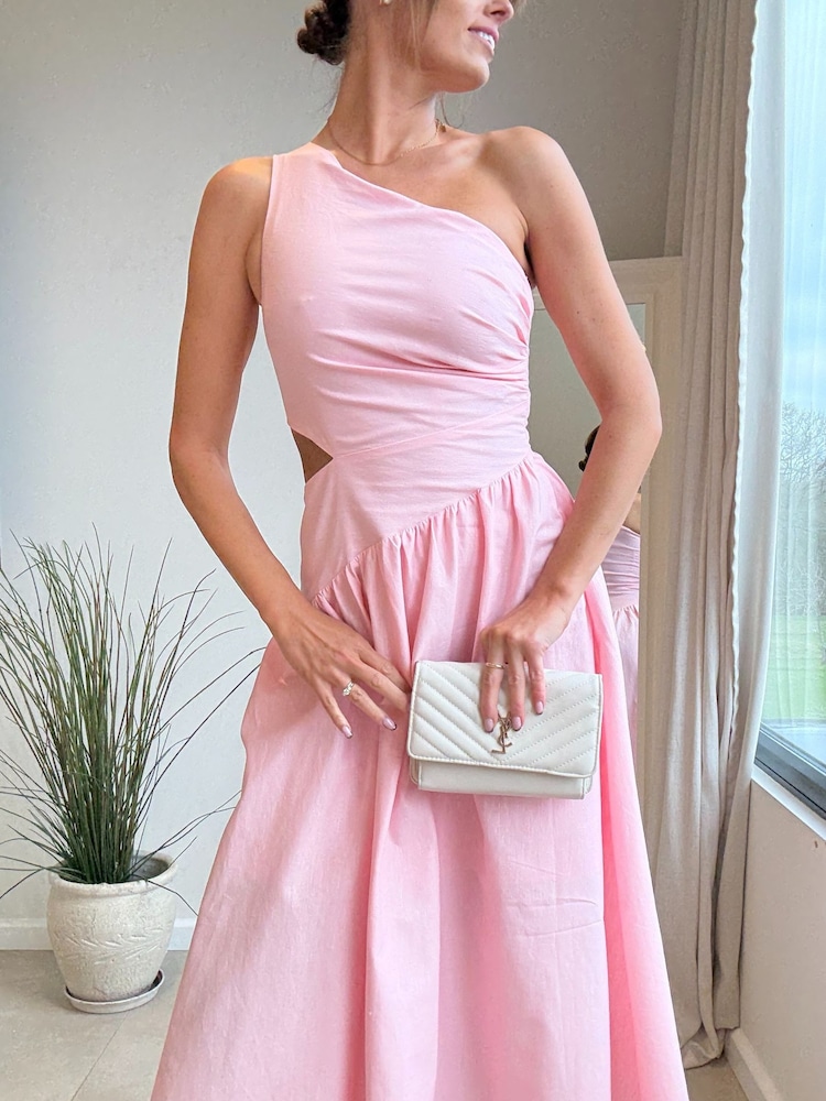 Style Cheat Pink Jasmine Dress - Image 4 of 4 Style Cheat Pink Jasmine Dress - Image 4 of 4