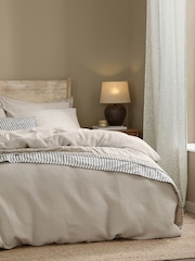 Yard Stone Hebden Waffle Cotton Duvet Cover and Pillowcase Set - Image 3 of 3