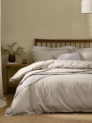Yard Stone Hebden Washed Cotton Duvet Cover and Pillowcase Set - Image 3 of 4